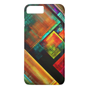 Colourful Squares Modern Abstract Art Pattern #04 Case-Mate iPhone Case