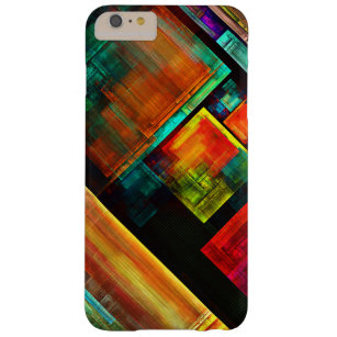 Colourful Squares Modern Abstract Art Pattern #04 Barely There iPhone 6 Plus Case