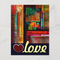 Colourful Squares Modern Abstract Art Pattern #04