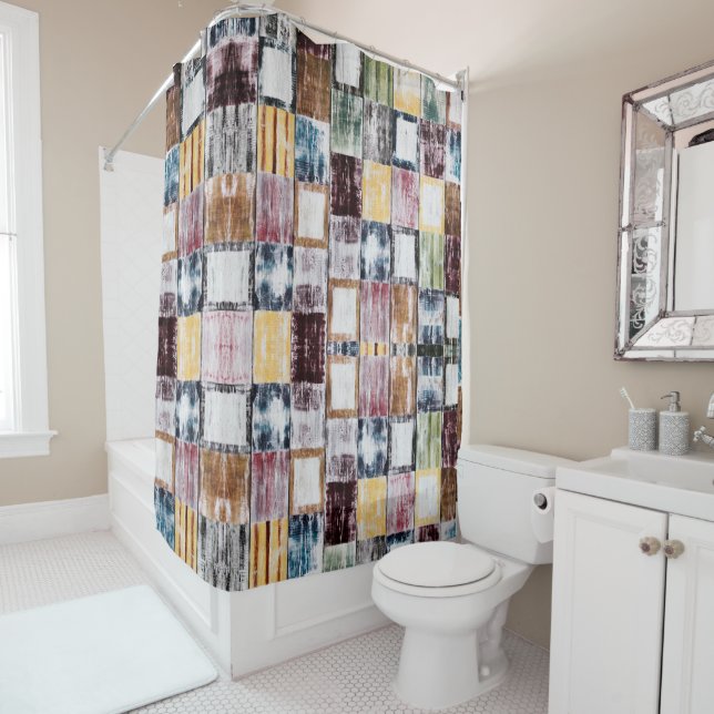 Colourful  squares pattern (In Situ)