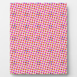 Colourful Squares Plaque
