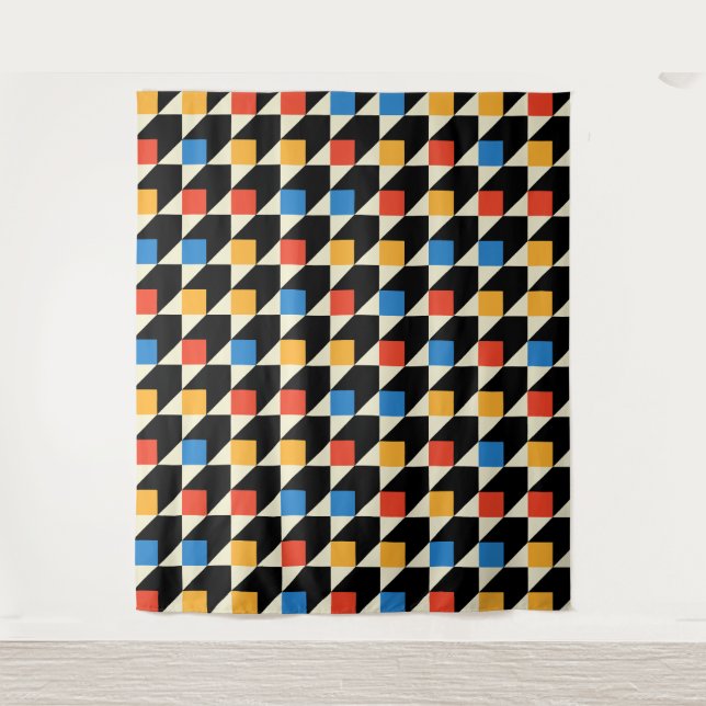 Colourful Squares Tapestry (Front)