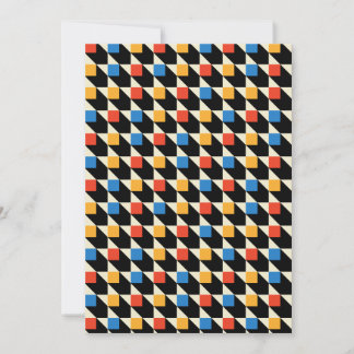 Colourful Squares Thank You Cards