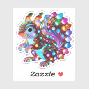 Colourful Squirrel - Nature’s Whimsy in Vibrant Co