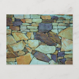 Colourful Stacked Stone Postcard
