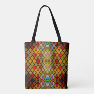 Colourful Stained Glass Bible Study  Tote Bag
