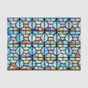 Colourful Stained Glass Effect Decoupage Tissue Pa Paper
