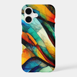 Colourful Stained Glass Mosaic Abstraction