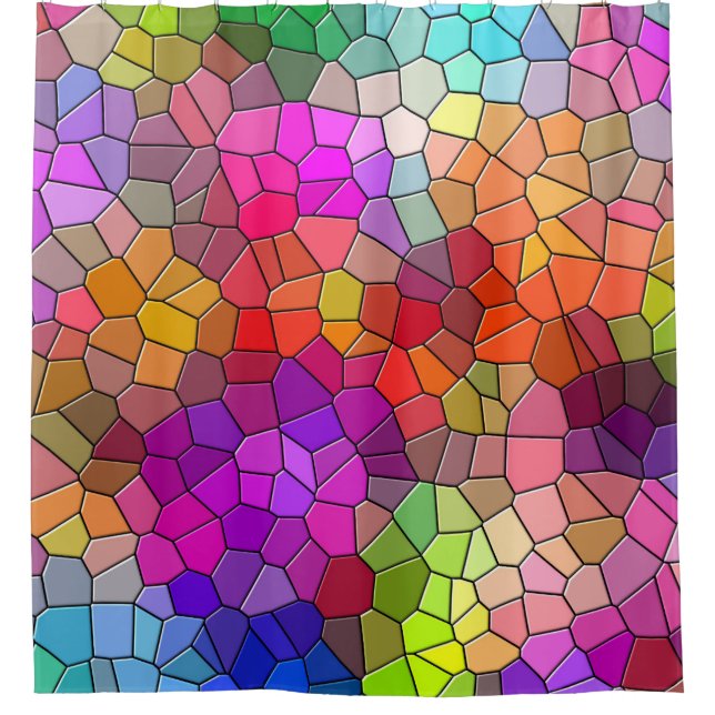 Colourful Stained Glass Pattern (Front)