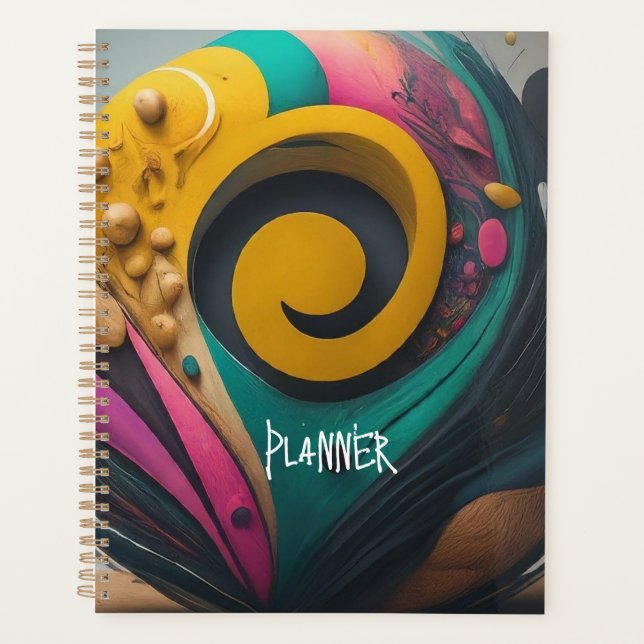Colourful Standard Planner (Front)