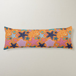 Colourful Star fishes Body Pillow
