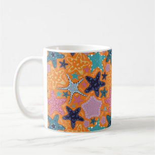 Colourful Star fishes  Coffee Mug