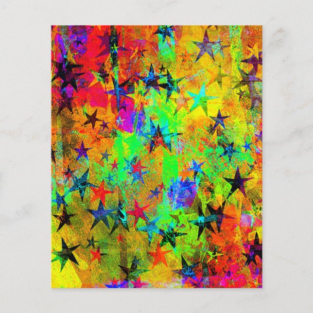 Colourful stars (Front)