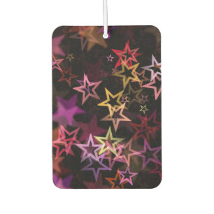 Colourful Stars Dance Whimsically  Air Freshener