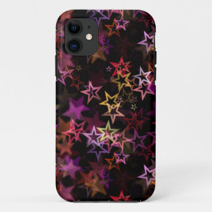 Colourful Stars Dance Whimsically  iPhone 11 Case