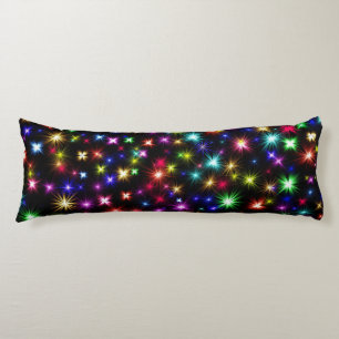 Colourful Stars Fireworks Design Body Pillow
