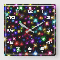 Colourful Stars Fireworks Design