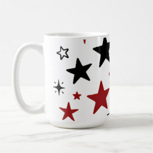 Colourful Stars Pattern Double Sided Throw Pillow Coffee Mug