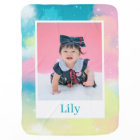 Colourful Stars Personalized Photo Girl