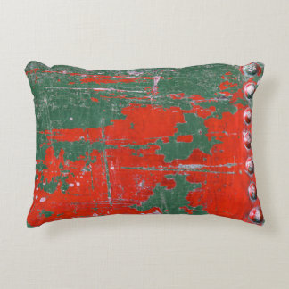 Colourful steel rust, textured background. accent pillow