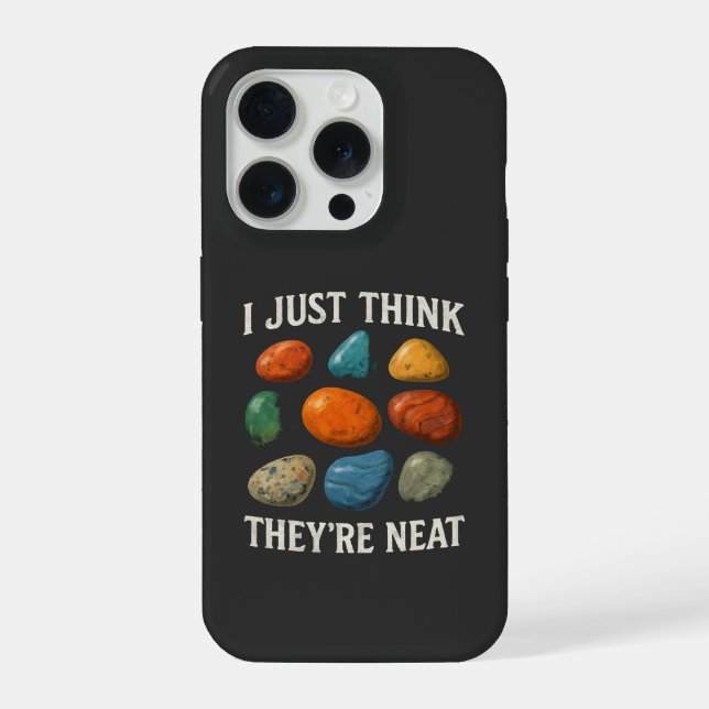 Colourful Stone Neat Design iPhone Case (Back)