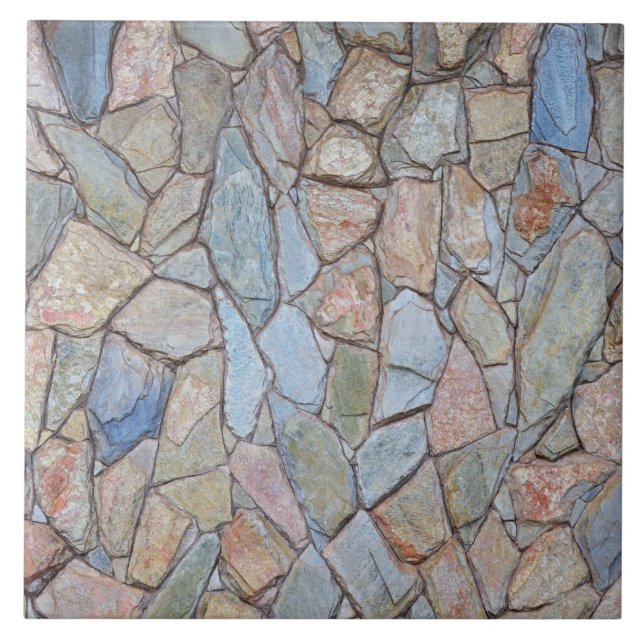 Colourful Stone Wall Texture Tile (Front)