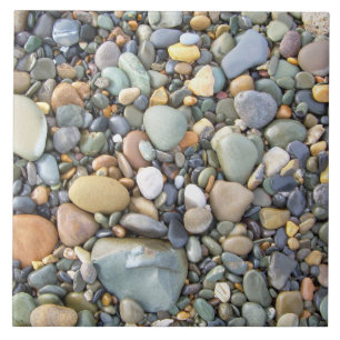 Colourful stones and rocks tile
