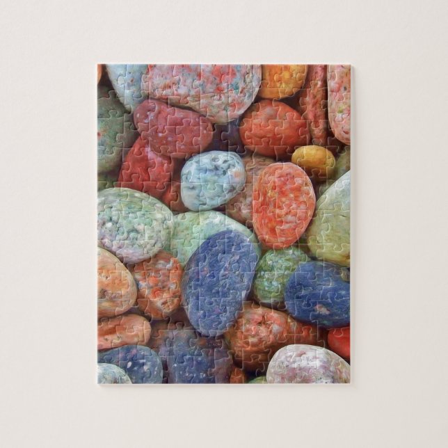 Colourful stones, rocks jigsaw puzzle (Vertical)