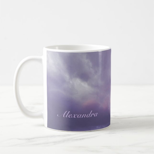 Colourful Storm Clouds Coffee Mug (Left)