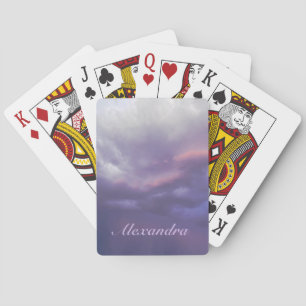Colourful Storm Clouds Playing Cards