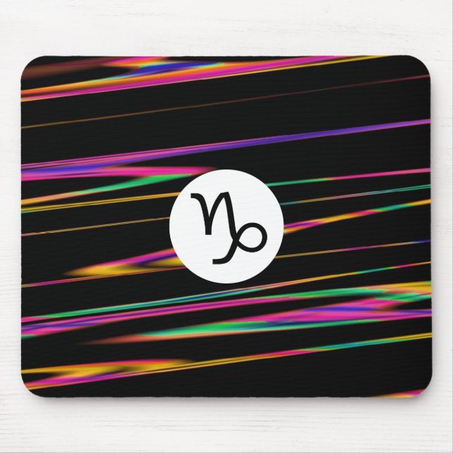 Colourful strands - Capricorn Mouse Pad (Front)