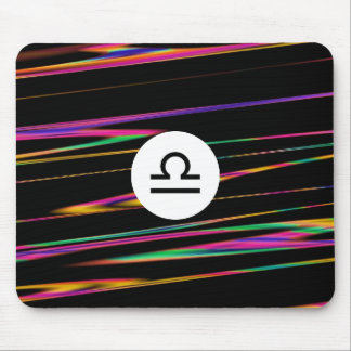 Colourful strands - Libra Mouse Pad