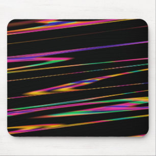Colourful strands mouse pad