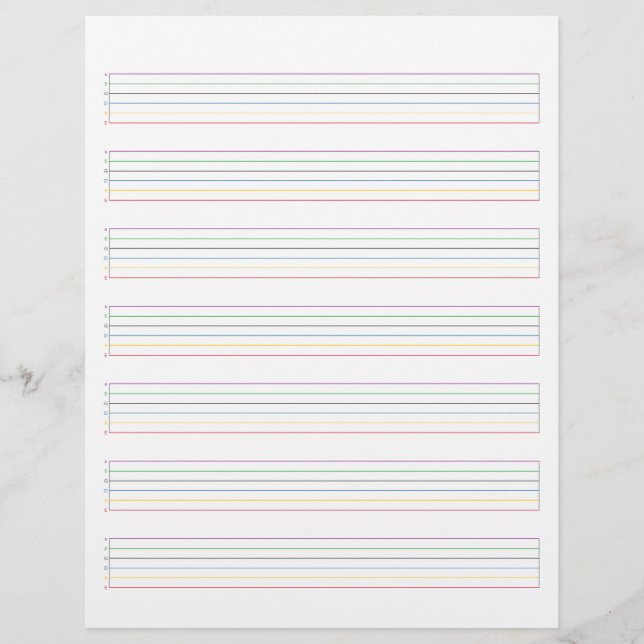 Colourful Strings Acoustic Guitar Music Sheet (Front)