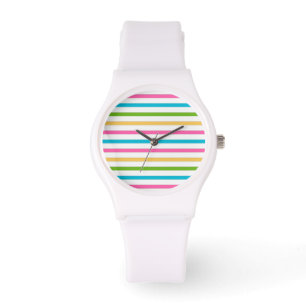 Colourful Stripe Beach eWatch Watch