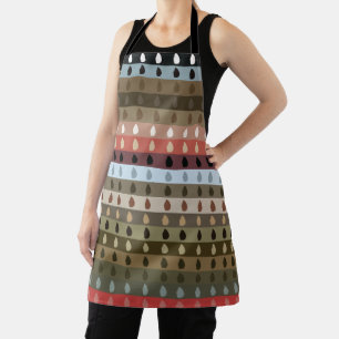 Colourful Stripe Tribal Art  Apron