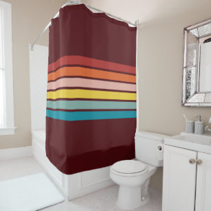 Colourful Striped 70s 80s Retro Racing Stripes