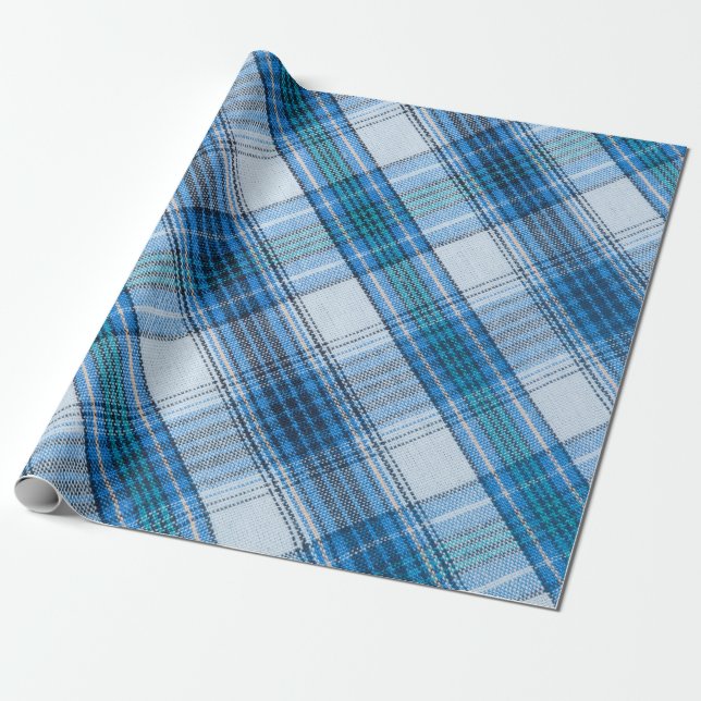 Colourful Striped loincloth fabric background Wrapping Paper (Unrolled)