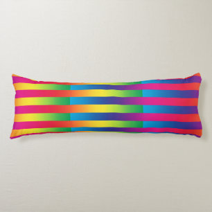 Colourful Striped Pattern Body Pillow