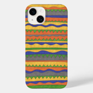 Colourful Striped Pattern Case-Mate iPhone 14 Case