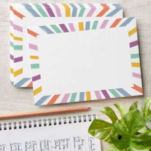 Colourful Striped Pattern Modern Simple Easter  Envelope