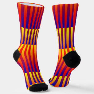 Colourful Striped Pattern Socks