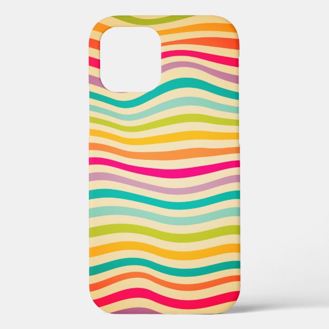 Colourful Striped Seamless Pattern. illustration.  Case-Mate iPhone Case (Back)