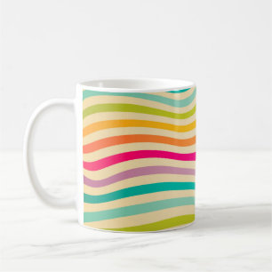 Colourful Striped Seamless Pattern. illustration. Coffee Mug