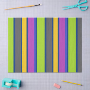 Colourful Striped, Tissue Paper