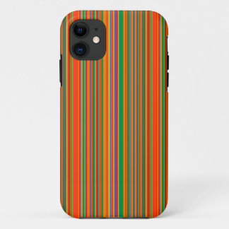 Colourful Stripes 01 iPhone 11 Case