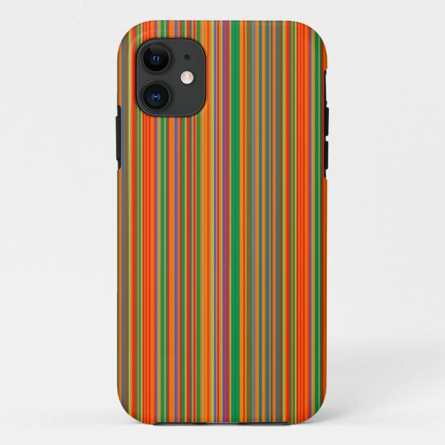 Colourful Stripes 01 Case-Mate iPhone Case (Back)