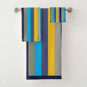 Colourful Stripes  Bath Towel Set