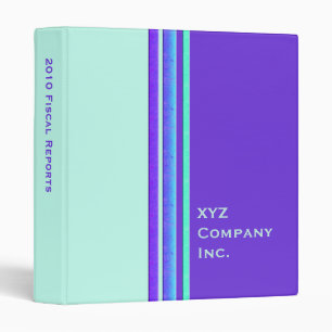 colourful stripes binder