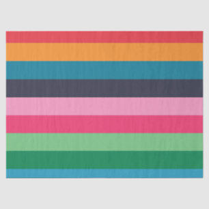 Colourful Stripes Birthday Party Tissue Paper